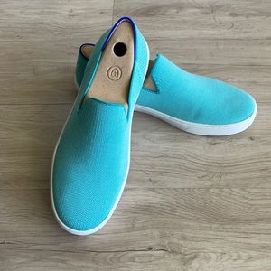 Rothy’s Store Exclusive Island Blue Sneakers 10.5